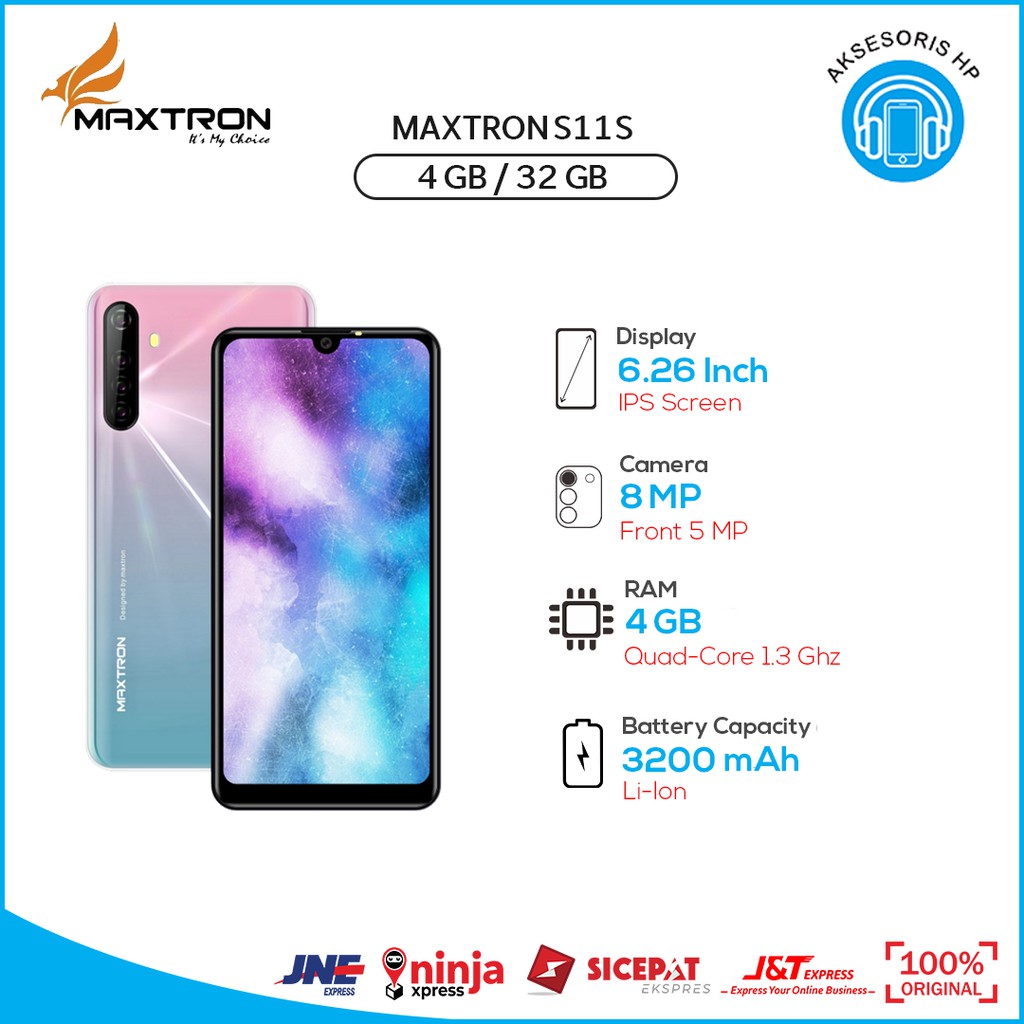 Smartphone Android Maxtron S11s Ram 4 32gb Hp Camera 8mp Handphone Waterdrop 6 26 3000 Mah Resmi Shopee Indonesia