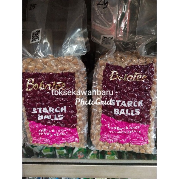 

Bobatee Starch Balls Boba Pearl 1kg