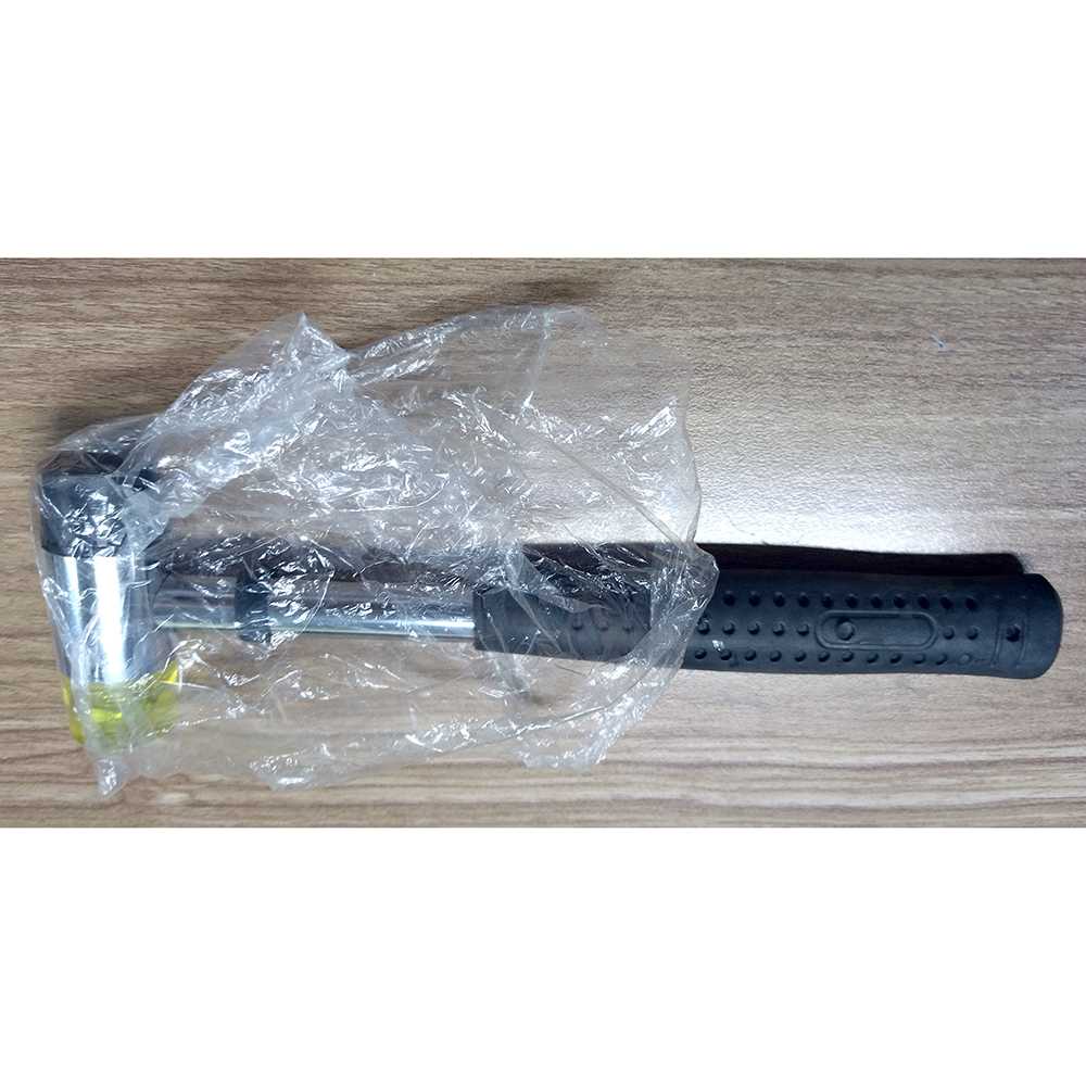 Palu Mini Rubber Hammer / Palu Karet Pasang Keramik Kramik Granit Kayu Pipa Las Hammer Gagang Besi Baja Plastik Rubber Mini Kecil Body Besi Hitam Anti Karat Multifungsi / Palu Tukang Kayu Kaca Bangunan Terkiro / Palu Martil Gagang Besi Terkiro Murah