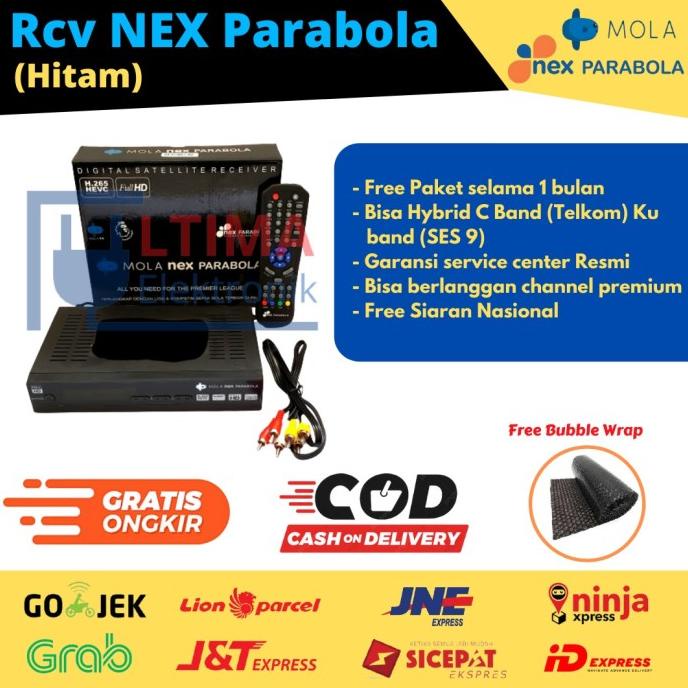 Receiver Mola Nex Parabola Hitam Nex Mola Nex Parabola Black