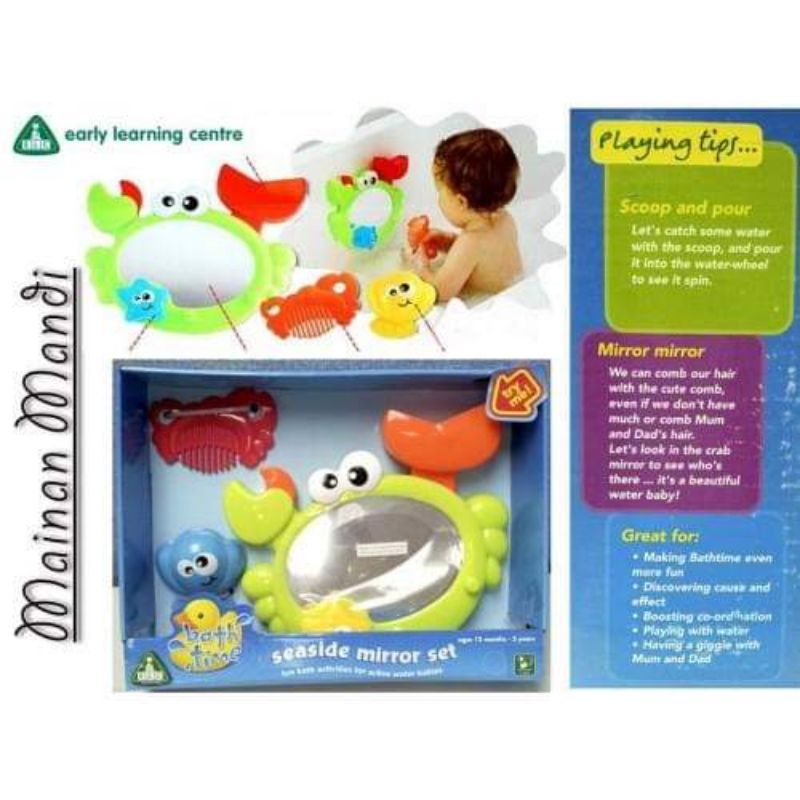 ELC Baby Bath Toy Seaside Mirror Set