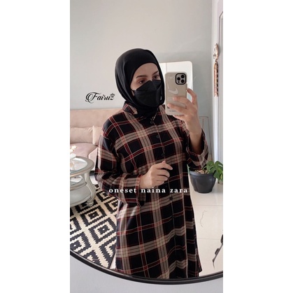 Daster Arab FAIRUZ NAINA Baju Setelan Katun Rayon Zara Premium