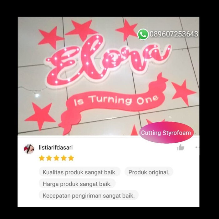 

custom papan nama + lampu Tumblr Murah
