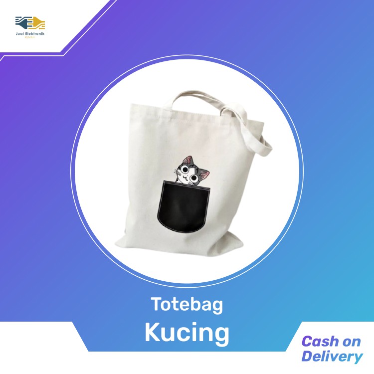 Totebag / Tas Fashion Wanita / Tas Serbaguna &quot;Chiang/Kucing&quot;