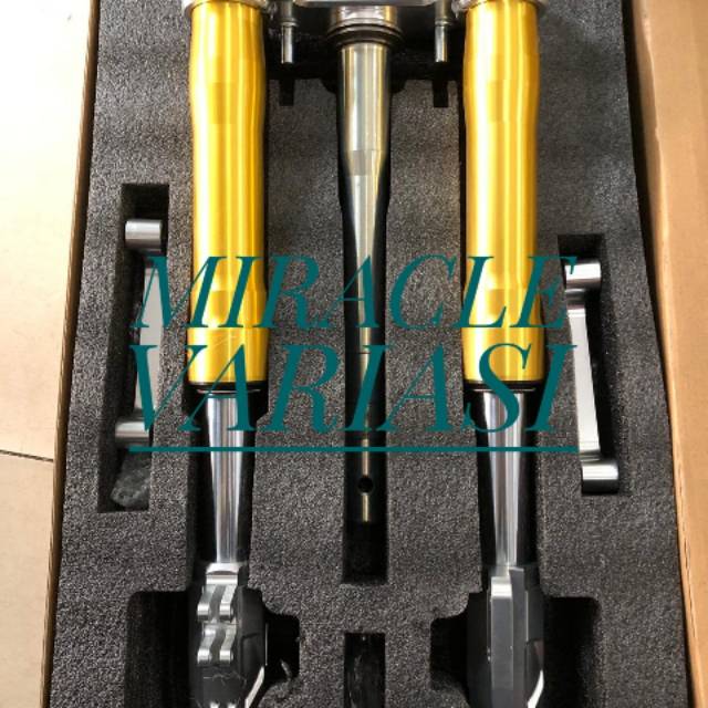 USD NUI PCX 150 NEW - Upside Down pcx 150 baru lokal - SHOCK DEPAN PCX DOUBLE DISC ADJUSTABLE NUI