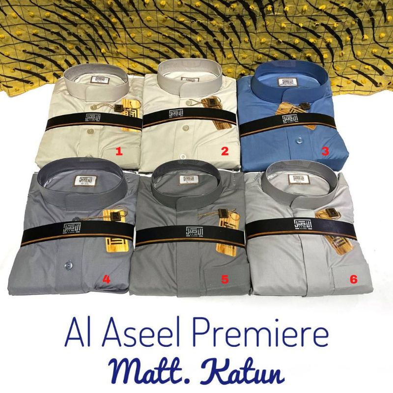Jubah Pria Gamis Al Aseel Poli Katun Manset dan Non Manset
