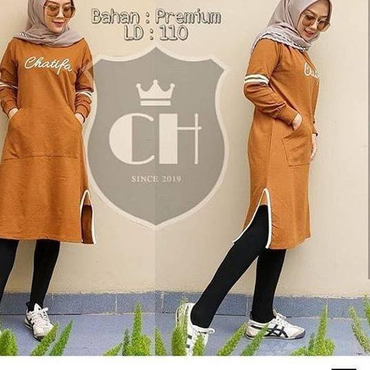 ➨ Tunik Kaos premium CHATIFA ♪