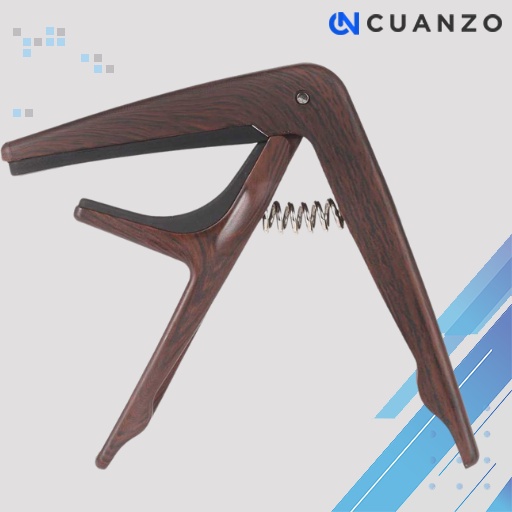 Capo Gitar Wood Design / Capo Kapo Kapok Gitar Guitar Ukulele Senar 3 4 Akustik Klasik Besi Alumunium Alloy Classic Classik Elektirik Kayu Kecil Keren Nilon Nylon Bagus / Guitar CapoPenahan Penjepit Jepit Grip Senar Gitar Akustik Bass Murah Original