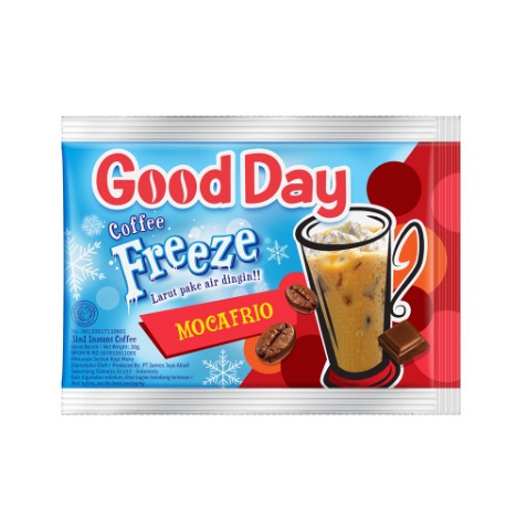 GOOD DAY COFFEE FREEZE MOCAFRIO / 1 RENCENG ISI 10 PCS