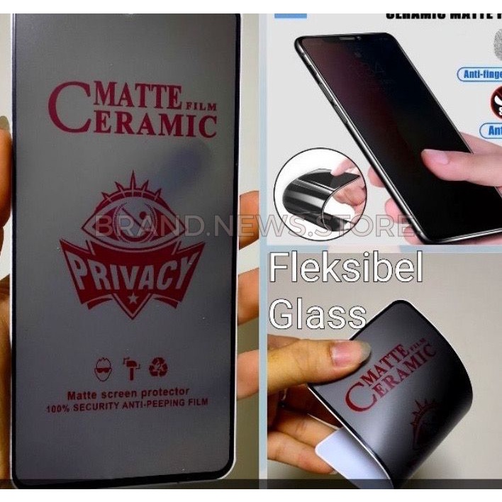 TEMPERED GLASS CERAMIC MATTE SPY XIAOMI/REDMI 10/10A/10C/9A/9C/7/NOTE 7/NOTE 7 PRO/NOTE 8/NOTE 8 PRO/NOTE 9/NOTE 9 PRO/NOTE 10 4G/NOTE 10 5G/NOTE 10 PRO/NOTE 11/NOTE 11 PRO/POCO M3/POCO X3/POCO X3 PRO/9/9PRIME/ PELINDUNG LAYAR HAPE/HP/TG