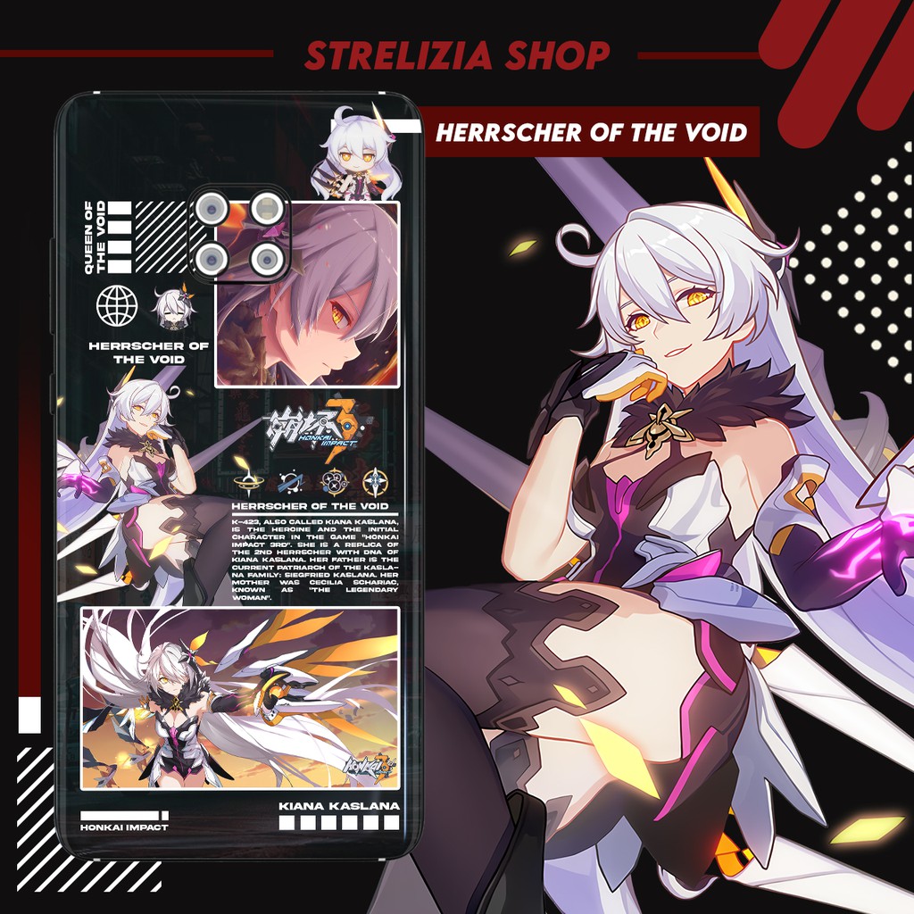 Phone Case Honkai Impact Herrscher of The Void Kiana Kaslana