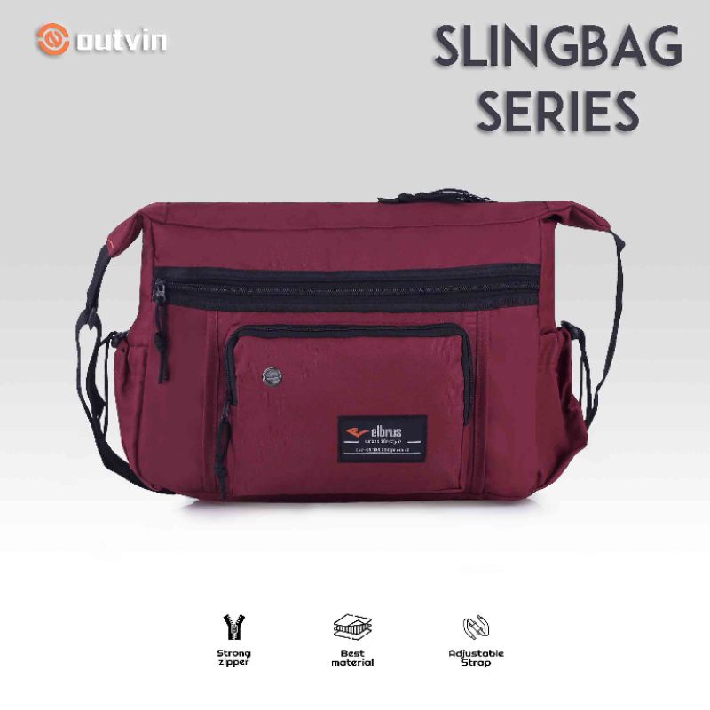 Tas Sling Bag Pria Terbaru | Tas Samping Selempang Sekolah Kuliah Kerja Multifungsi Muat Laptop Tourer Shoulder Bag