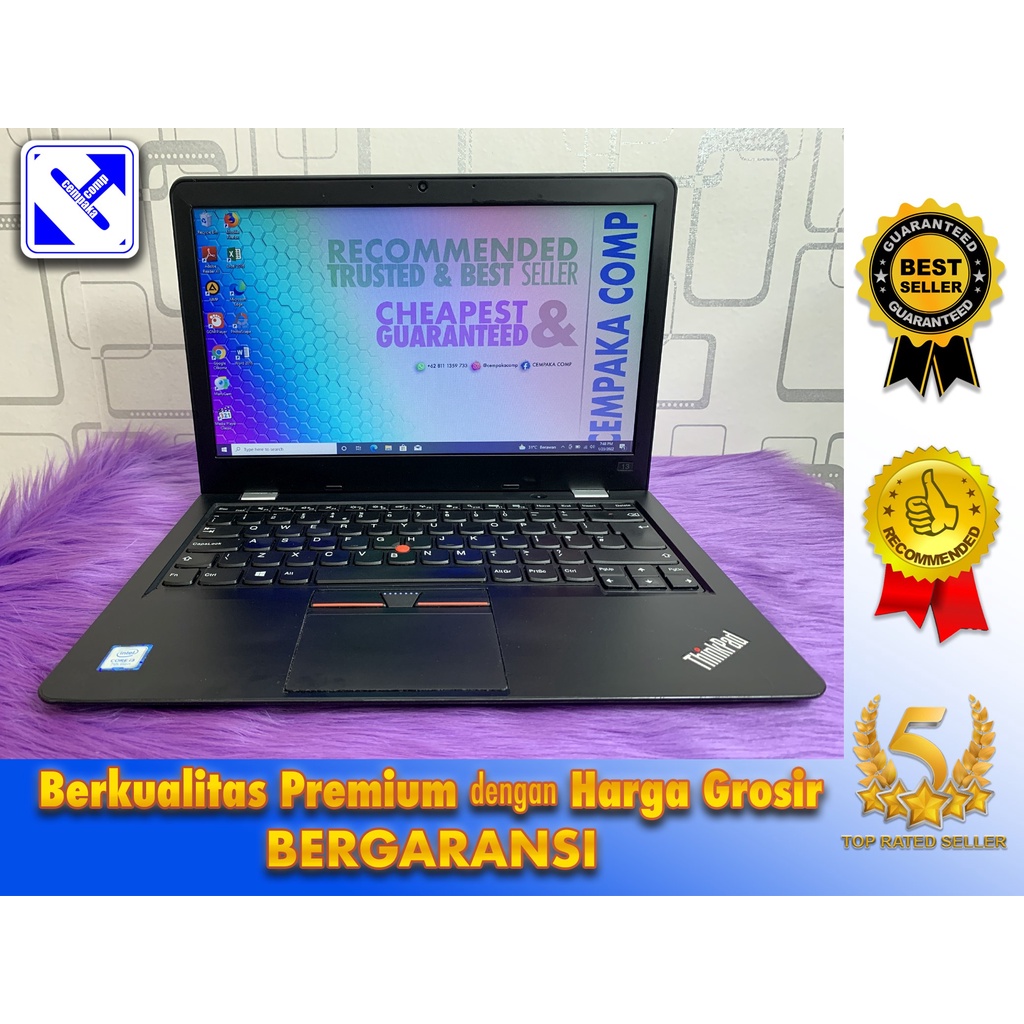 Lenovo ThinkPad 13 Core i3-7100UU 4GB SSD 128GB Bukan i5 X260 T460 T470 X270 X250 T450