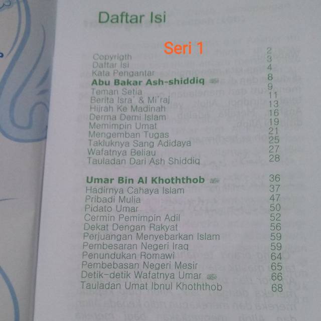 Jejak Khulafa'ur Rosyidin Versi Anak Seri 1 Dan 2
