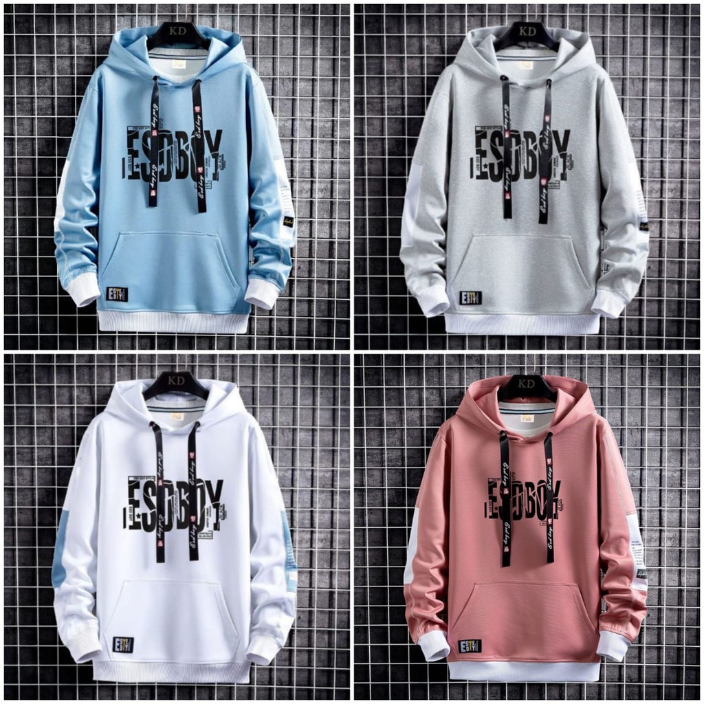 ESOBOY HOODIE PRIA BAHAN FLECE ALLSIZE