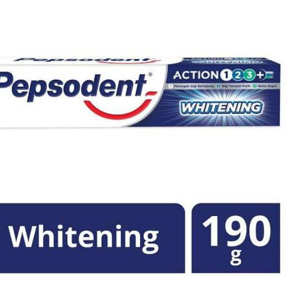 (TERLARI⚡) PEPSODENT WHITENING / PEPSODENT  ACTION WHITENING 190gr produck vyralral