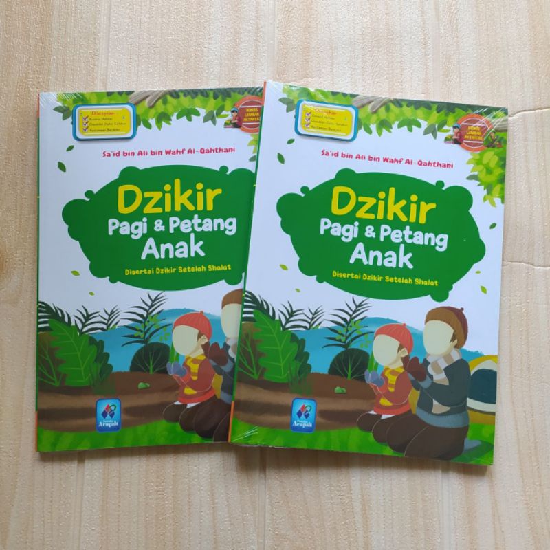 Buku Dzikir Pagi dan Petang Untuk Anak Full Color Soft Cover