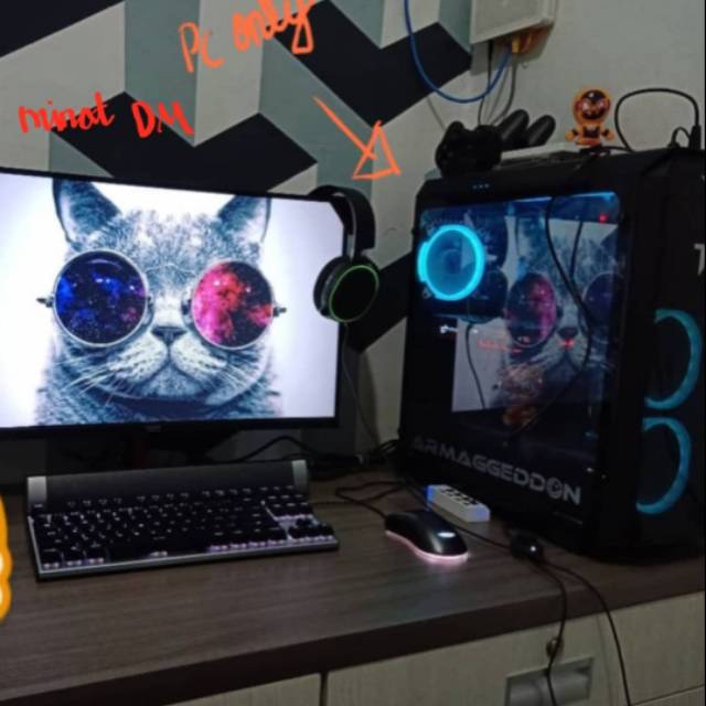 DIJUAL PC ONLY 1050TI+I5 7200