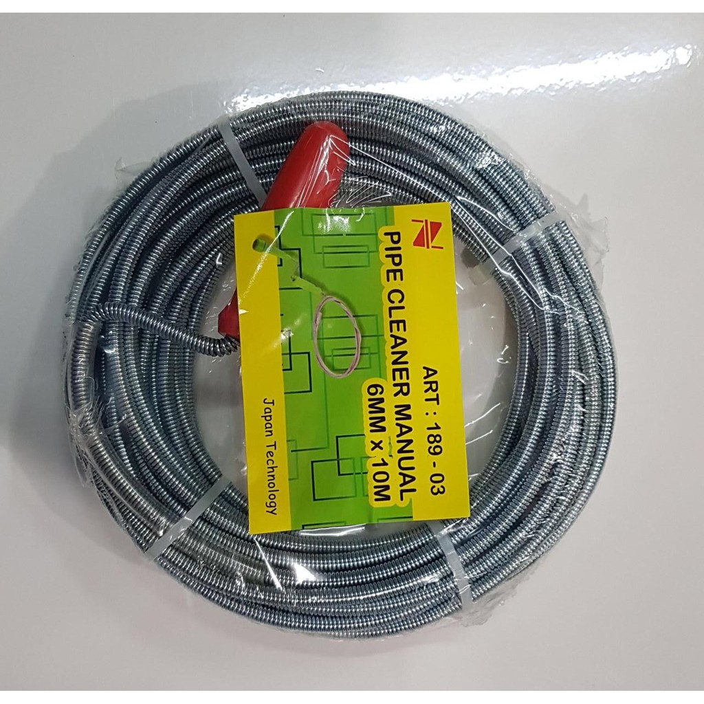 Pipe Cleaner 10 M Alat Pembersih Pipa Tersumbat MANUAL NANKAI