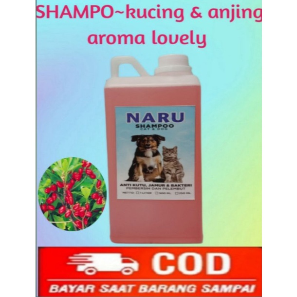 SHAMPOO KUCING DAN ANJING ANTI KUTU,JAMUR,BAKTERI,FLAK &amp; ANTI RONTOK