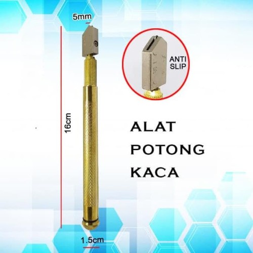 Oil Glass  Cutter Pisau  pemotong kaca minyak Alat potong kaca keramik ubin manual body gagang besi ori