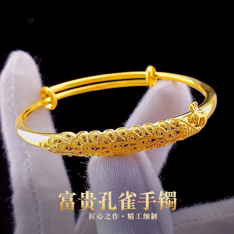 Gelang Wanita Emas Bahan Titanium Anti Karat Dan Tidak Mudah Luntur Dengan Lapis Emas 375-308-GELANG8