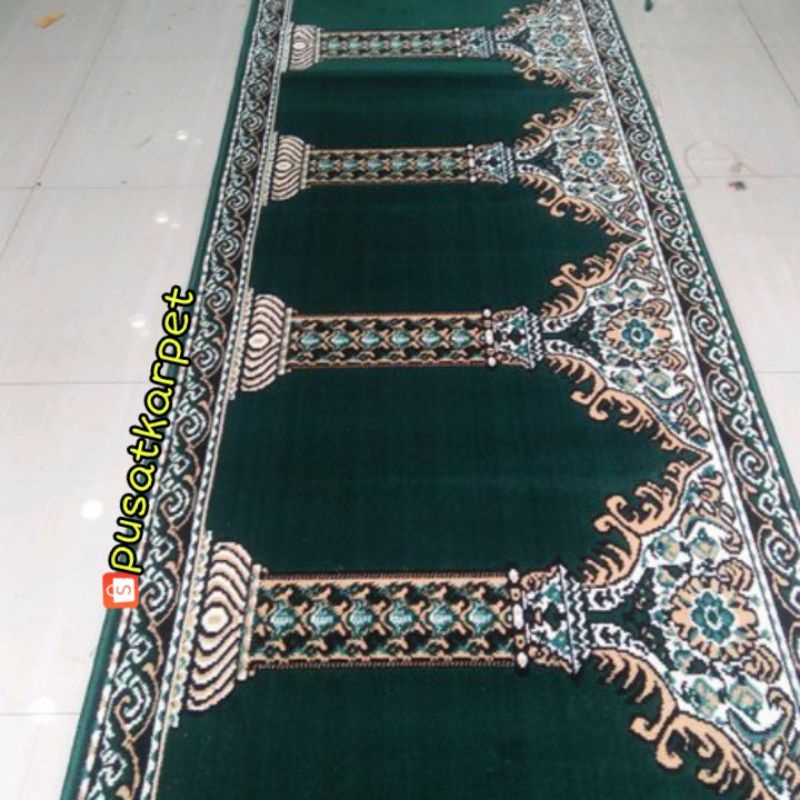 Jual karpet sajadah masjid musholla pilar kubah tiang tebal halus