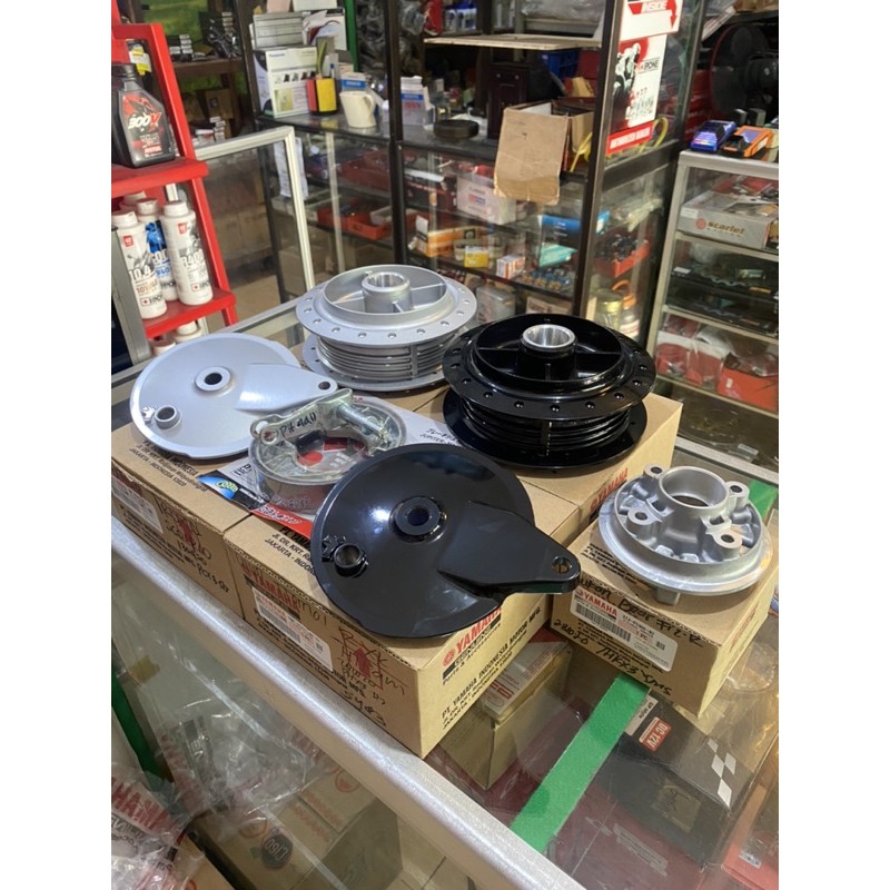 TROMOL BELAKANG RX KING ORI YAMAHA SET PNP GL CB MEGAPRO