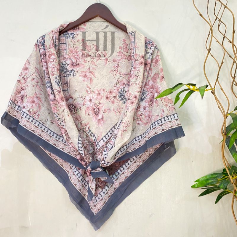 HIJAB SYAR'I voal motif krudung motif syar'i