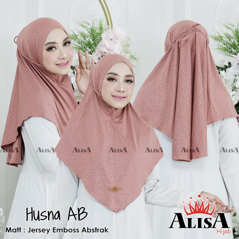 HUSNA ABSTRAK / BERGO EMBOSS / JILBAB INSTAN / JILBAB EMBOSS / HIJAB EMBOSS / BERGO TALI / BERGO JERSEY / JILBAB NON PET / JILBAB INSTAN