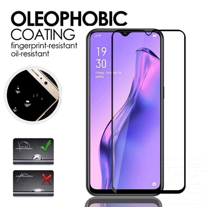 PROMO 3IN1 TEMPERED GLASS LAYAR KAMERA SKIN CARBON VIVO Y19 2019 TG ANTI GORES FULL SCREEN PROTECTOR