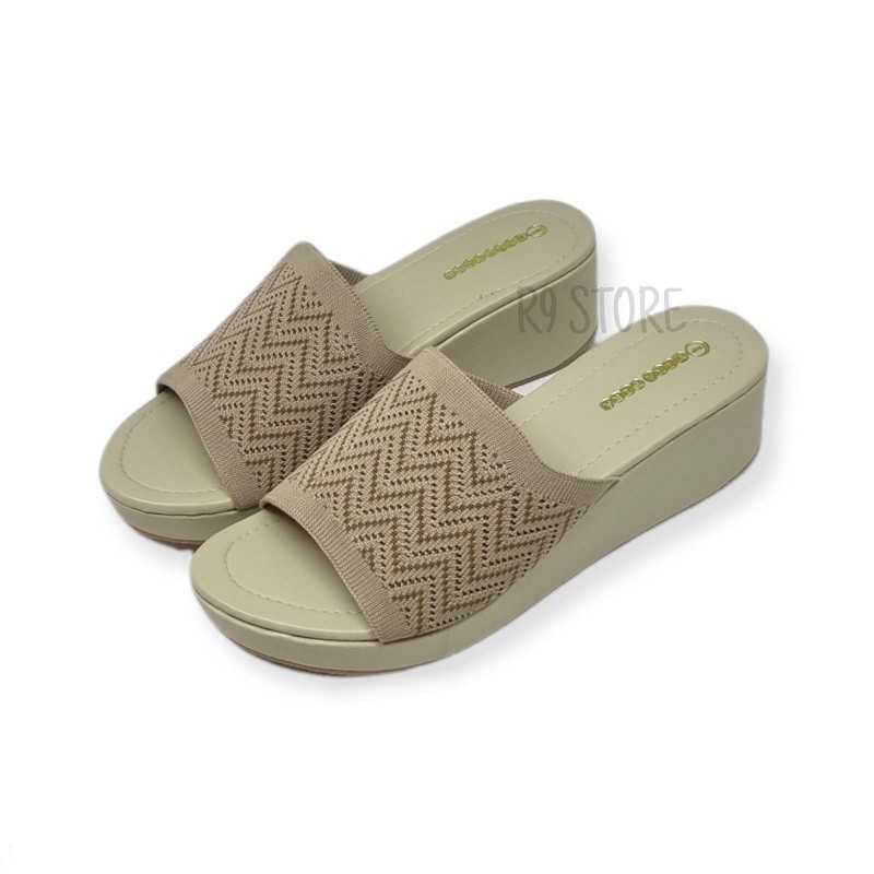 CUCI GUDANG R9 Sandal Wedges Wanita Import 30-A1 Sepatu DOCMART WANITA Wedges Import