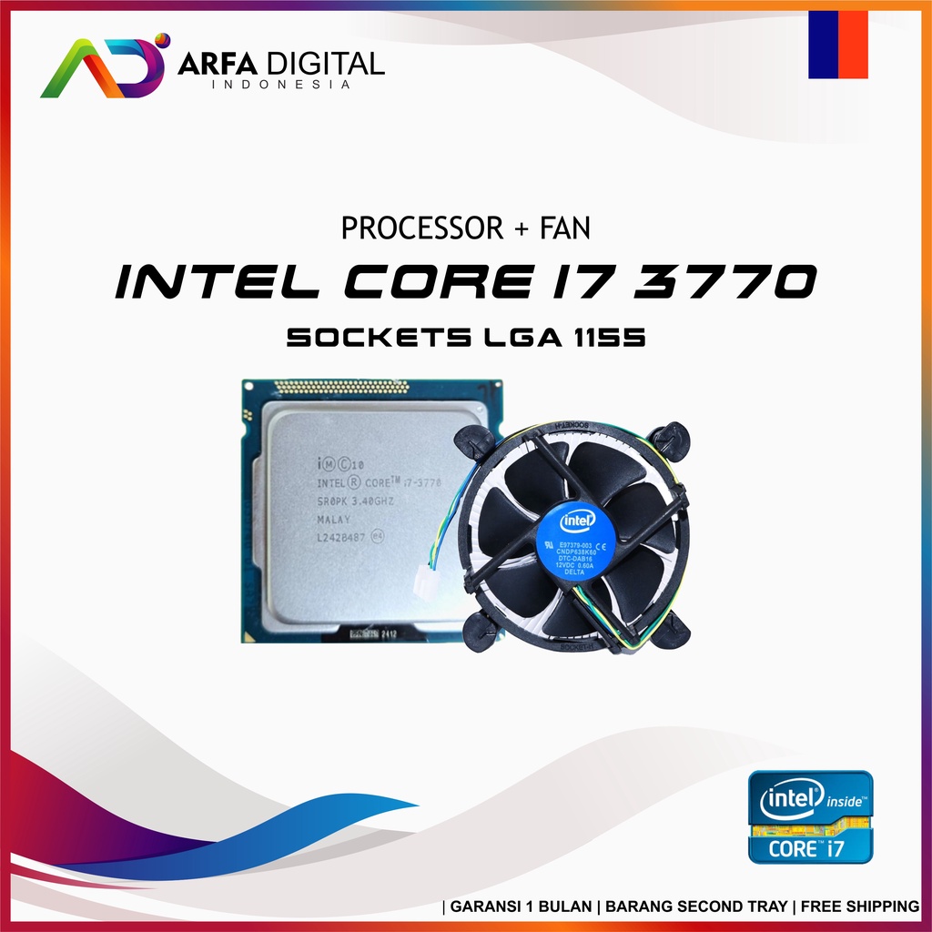 Processor Intel Core i7-3770 3.4Ghz Cache 8MB [Tray] Socket LGA1155