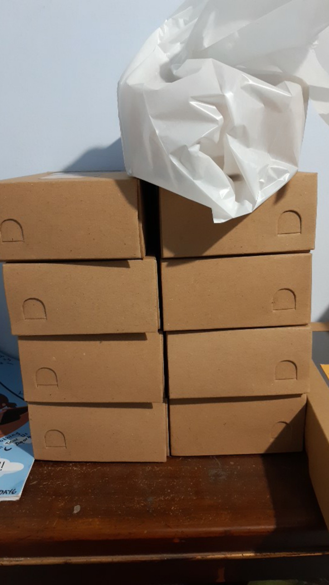 Box Brownies Coklat S, Box Kue, Kardus Martabak, Roti Bakar, Kotak Brownis, Kemasan Brownies Isi 20