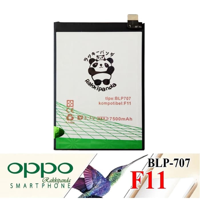 Baterai BATTERY Oppo F11 BLP-707 Double IC Protection ORIGINAL