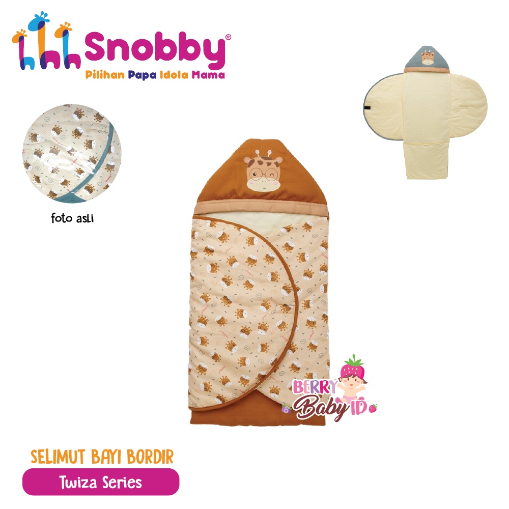 Snobby Blanket Selimut Topi Bayi 0-6 Bulan Summit Artsy Twiza Arrow Series Berry Mart