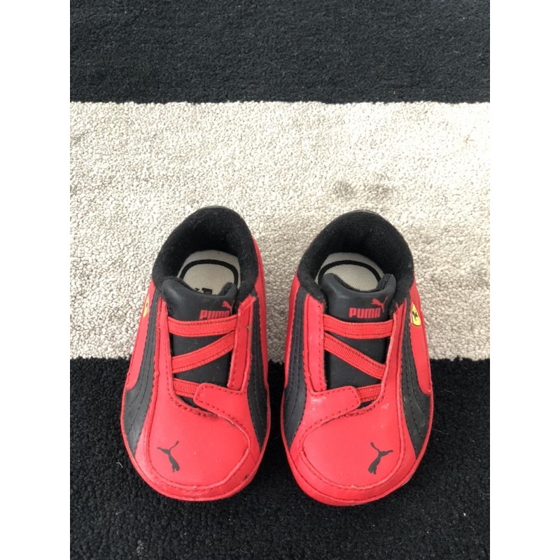 Super PROMO Pre-loved Puma-Ferrari official prewalk shoes size UK2, 11cm