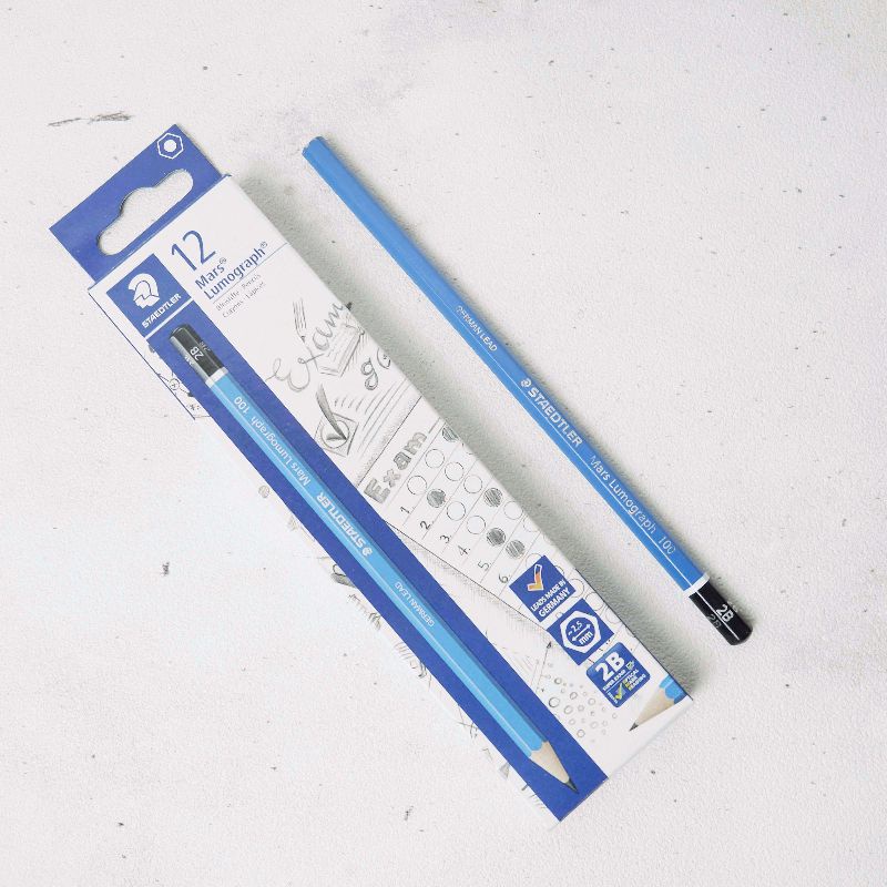 

Pensil 2B alat tulis steadtler dan kenko
