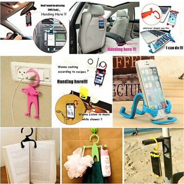 Handphone holder dudukan handphone flexible universal