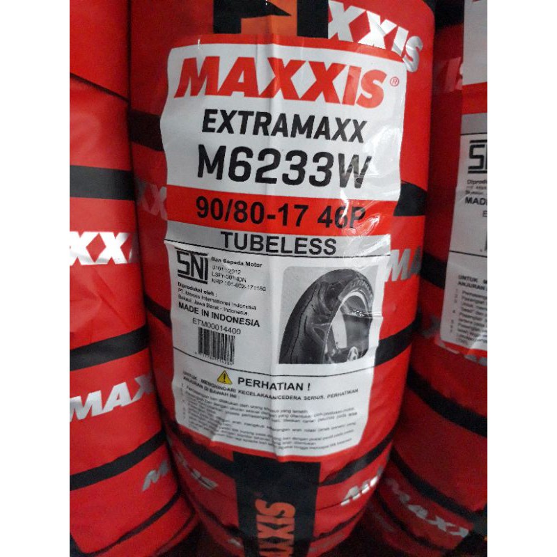 BAN MOTOR MAXXIS EXTRAMAXX M6233 90/80-17
