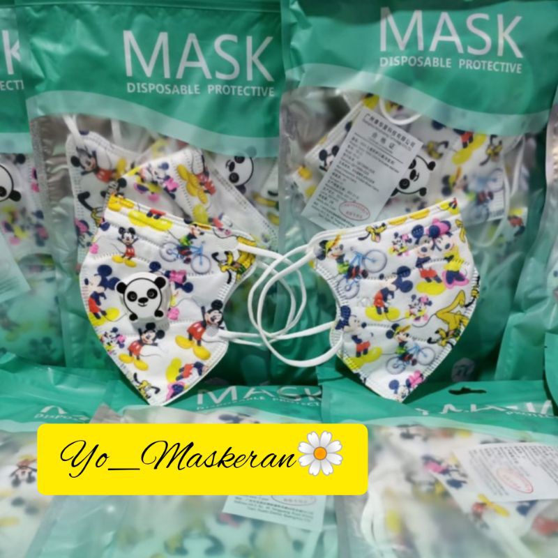 Masker Kn95 anak motif