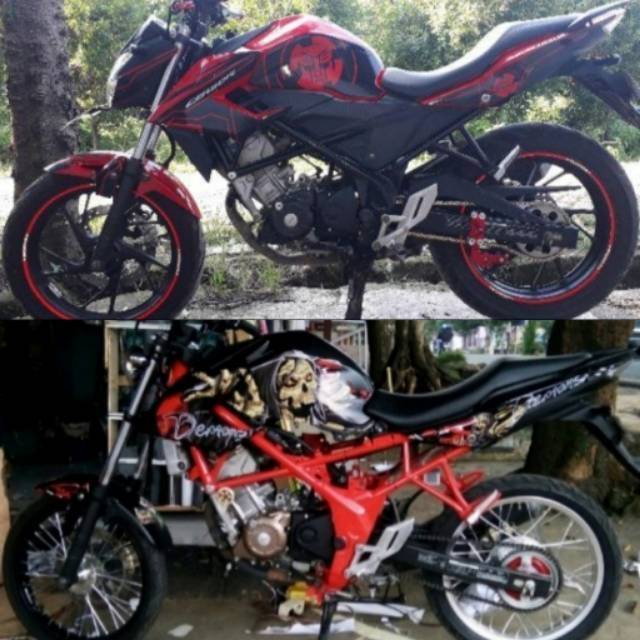 STRIPING VARIASI MOTOR HONDA CB 150R 2016 2017 VARIASI MOTOR