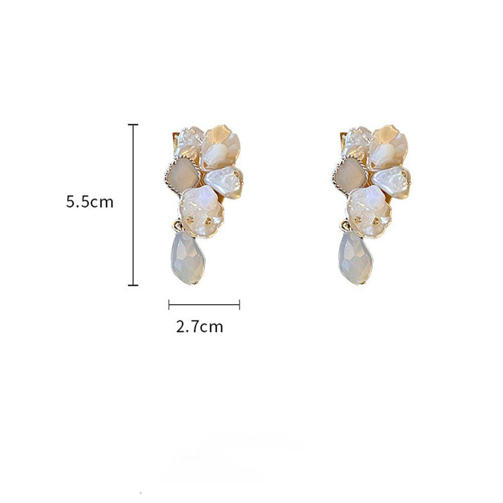 Mxbeauty Anting Pejantan Perempuan Mewah Retro Mutiara Shell Manis Baroque Fashion Perhiasan