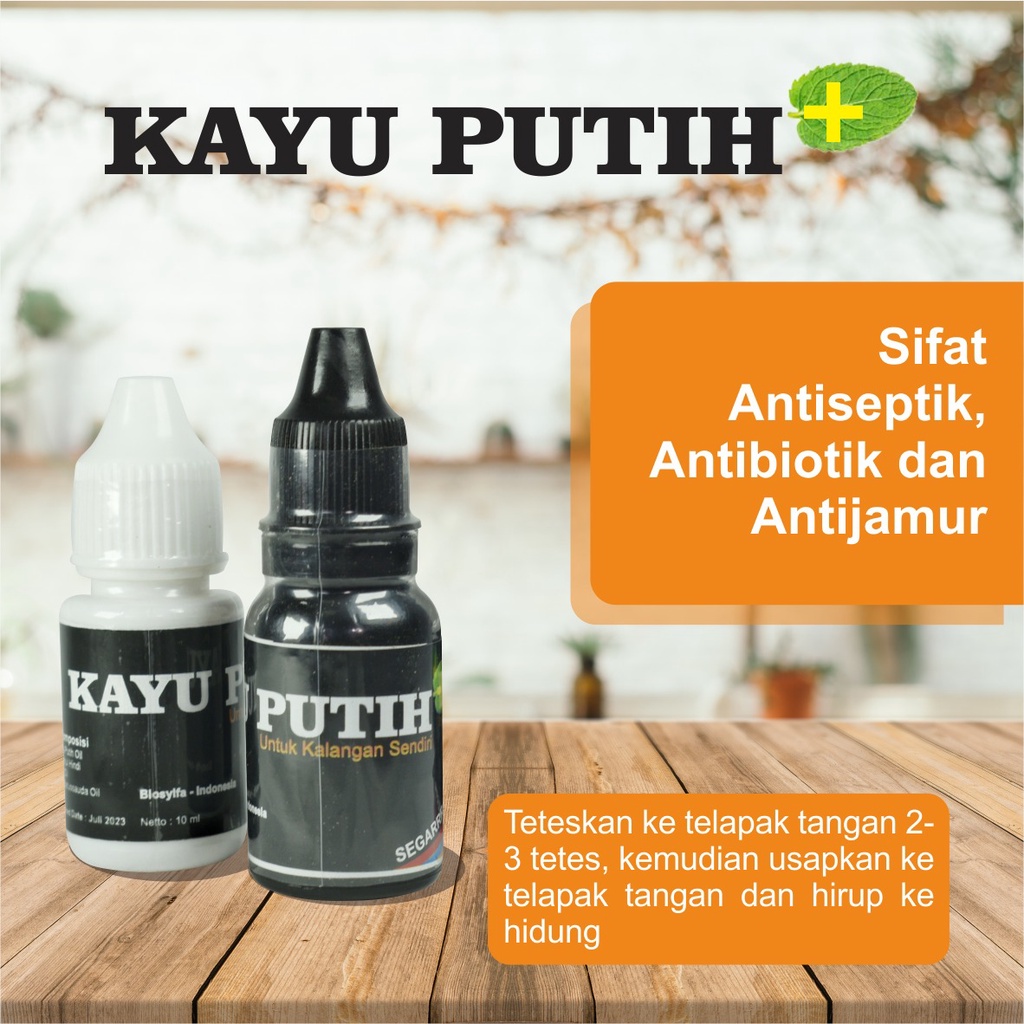 KAYU PUTIH PLUS Minyak Herbal Tetes Obat Gangguan Paru-Paru Sesak Nafas Batuk Influenza-1