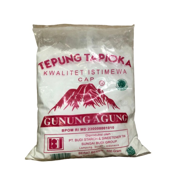 

Tepung Tapioka Cap Gunung Agung Kemasan 500gr