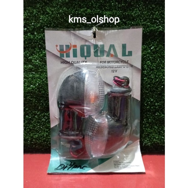 Lampu Sen Assy Variasi Depan Atau Belakang Vixion Lama Merek HIQUAL