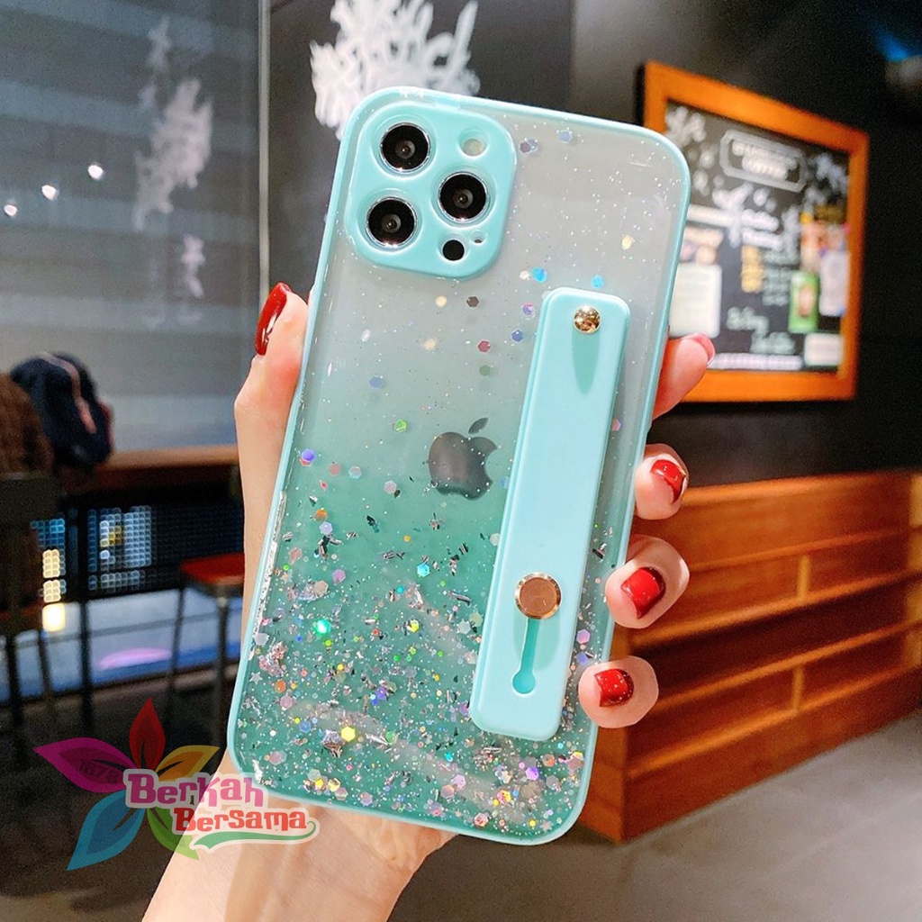 YS001 SOFTCASE AKSEN GLITTER WARNA MACARON IPHONE 11 12 PRO MAX BB6330