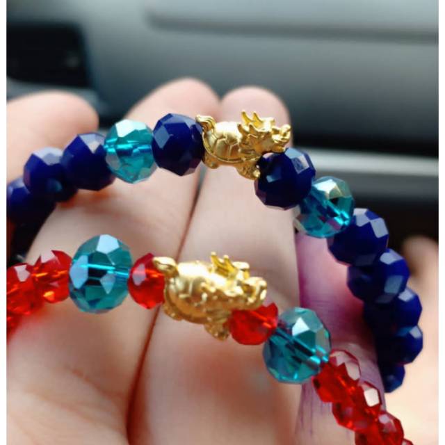 Gelang EMAS HONGKONG HK 24 karat naga kura jillin pixiu