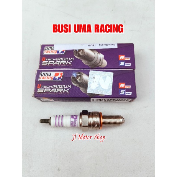 BUSY BUSI UMA RACING UTECH IRIDIUM SPARK  PLUG NMAX AEROX LEXI BEAT VARIO 125 150 CB150R CBR150R N250 R15 VIXION VIXION R SATRIA FU GSX SONIC SUPRA GTR