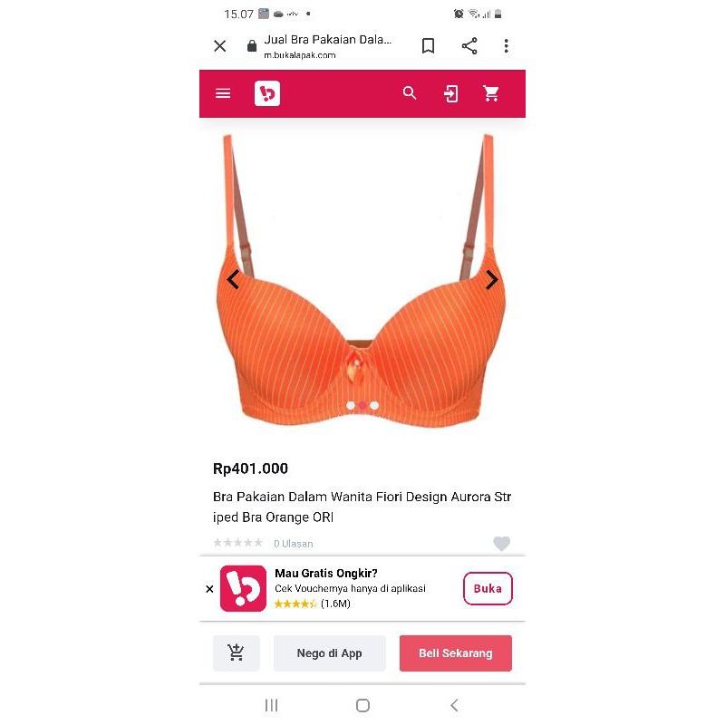 aurora striped bra fiori